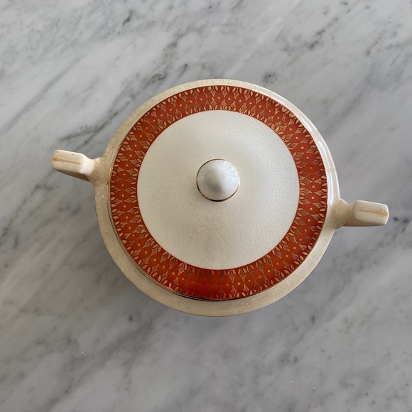 The Cronin China Co. pot w/ lid 22 karat gold - Picture 5 of 15